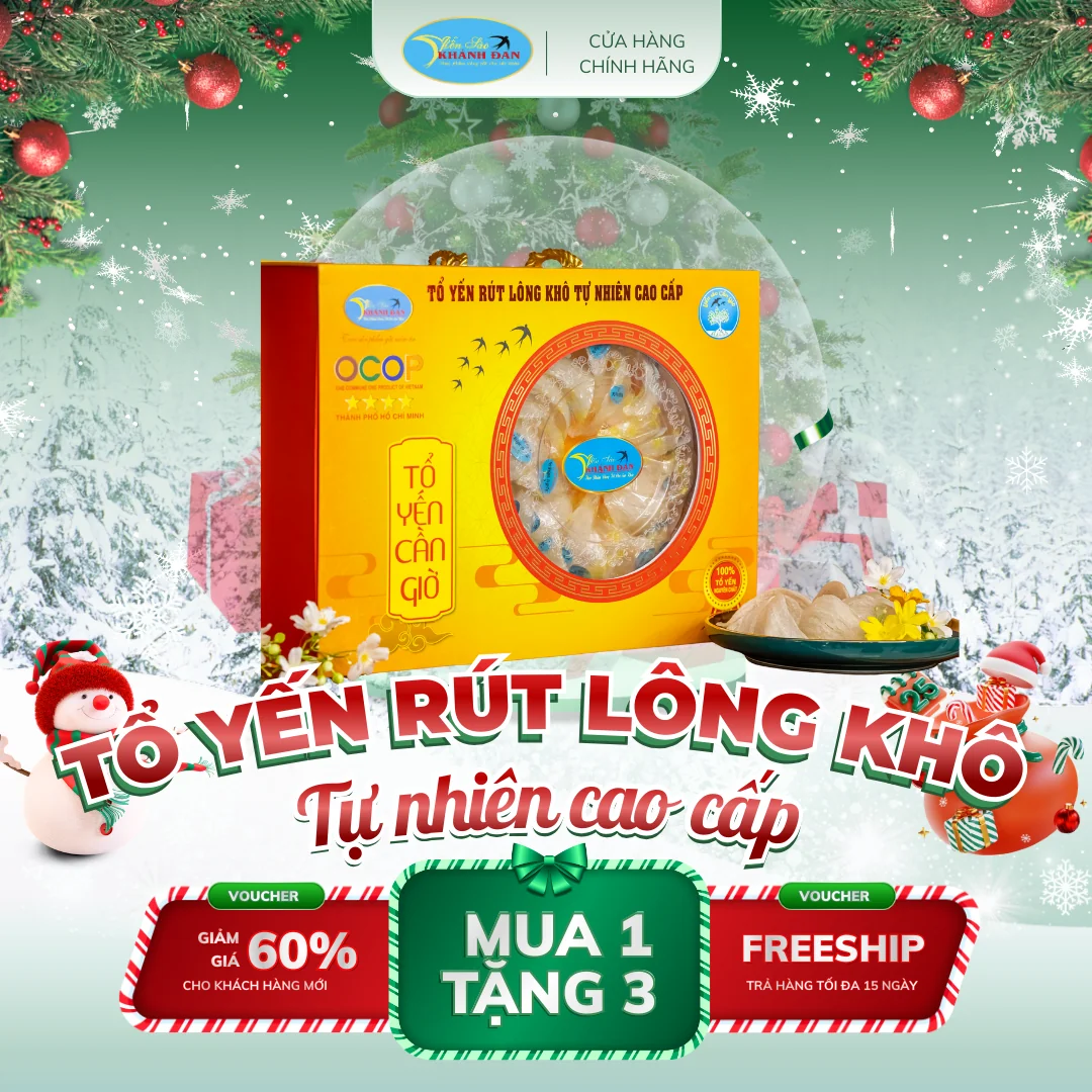 Tổ yến rút lông khô tự nhiên cao cấp - 50g